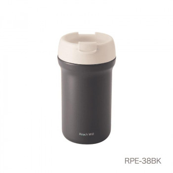 ステンレス製CAFEダイレクトマグボトル 380ml ブラック RPE-38BK