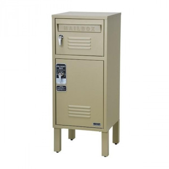 セトクラフト 宅配BOX付ポスト ロッカー ベージュ S23-0552-BE