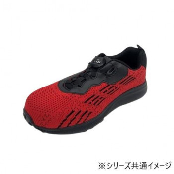 ジーデージャパン 作業靴・安全靴 GD-510レッド 25.5cm