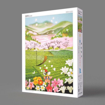 ジグソーパズル 藤城清治 茶畑の幻想 500-319