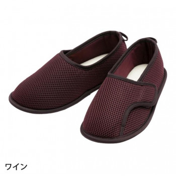 あゆみ コンフォートシューズ(2502) 早快マジックレギュラー ワイン L
