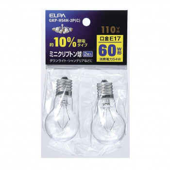 ミニクリプトン球 GKP-H54H-2P(C)