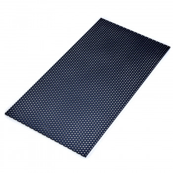 アルミパンチング板　黒　A-12　0.5×100×200