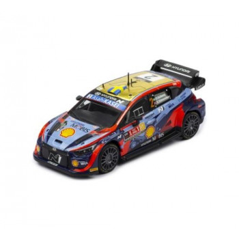イクソモデル B ヒョンデ i20 N RALLY1 22イープルラリー 1/43スケール 2 O.Solberg/E.Edmondson RAM875