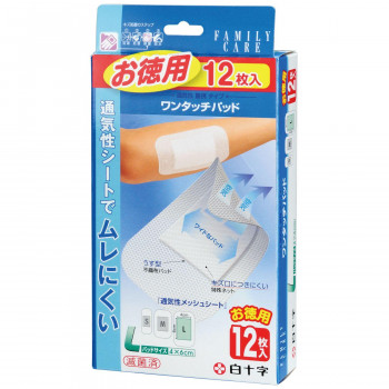 FAMILY CARE ワンタッチパッド L お徳用 12枚入 843439