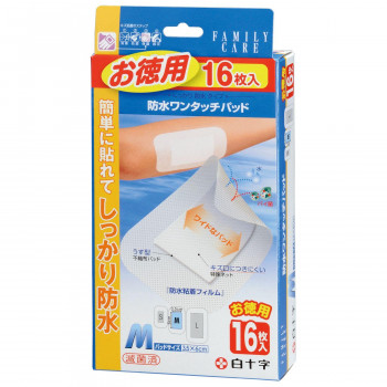 FAMILY CARE 防水ワンタッチパッド M お徳用 16枚入 843455