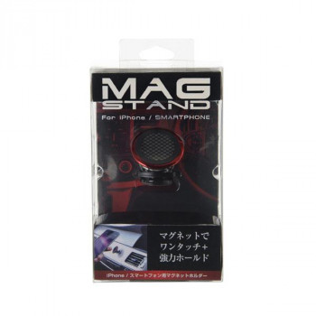 クオリティトラストジャパン　iPhoneスマホマグネットカースタンド　QS-141RD