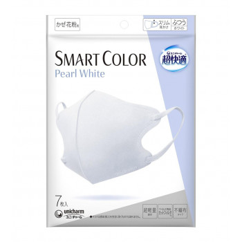 超快適マスク SMARTCOLOR ホワイト 普通 7枚入 500-512805-00
