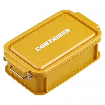 オーエスケー CNT コンテナランチボックス(仕切付) CNT-600 イエロー 600ml