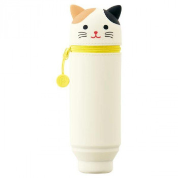 LIHIT LAB.(リヒトラブ) PuniLabo スタンドペンケース ミケネコ A-7712-7