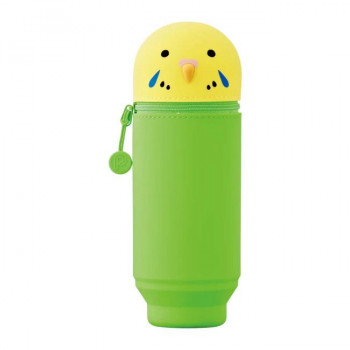 LIHIT LAB.(リヒトラブ) PuniLabo スタンドペンケース BIGサイズ セキセイインコ A-7714-9