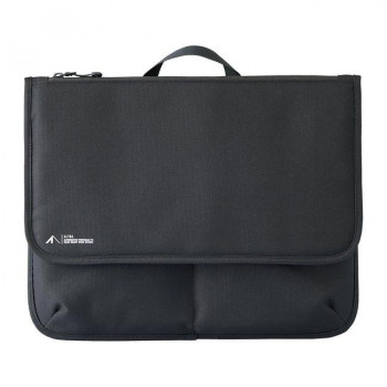 LIHIT LAB.(リヒトラブ)　CORDURA　フラップポーチ　L　ブラック　A-7768-24