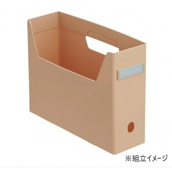 LIHIT LAB.(リヒトラブ) Roomy ボックスファイル A4 ピンク F-291-12