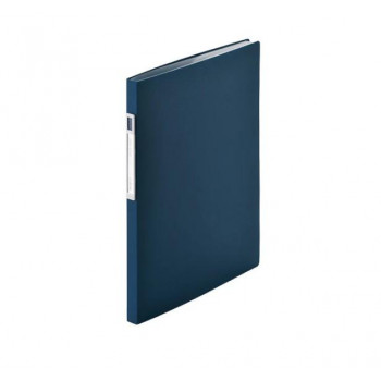 LIHIT LAB.(リヒトラブ)　noie-style　クリヤーブック　オープンポケット　A4　S型(タテ型)　16ポケット　ネイビー　N-7675-11