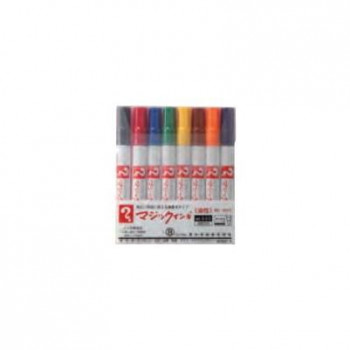 寺西化学工業　マジックインキ　No.500　8色セット　油性　M500C-8