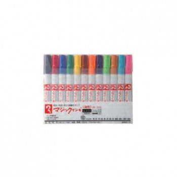 寺西化学工業　マジックインキ　No.500　12色セット　油性　M500C-12