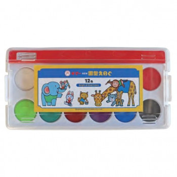 寺西化学工業　ギター　NEW　固形えのぐ(絵具)　12色　EKOKEN-12
