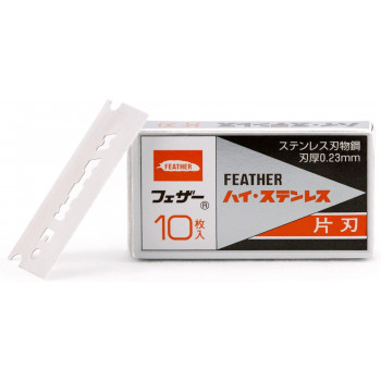 ハイ・ステンレス片刃 10枚入 箱 667-005111-00