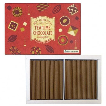 丸叶むらた お線香 TEA TIME CHOCOLATE チョコの香りのお香 お香 ティータイム 250265