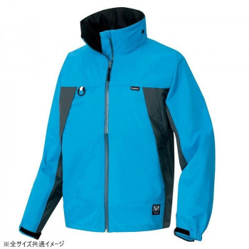 アイトス 全天候型ジャケット ブルー×チャコール 5L 56301