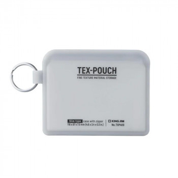 キングジム TEX-POUCH SLIM クレ TXP400-GY