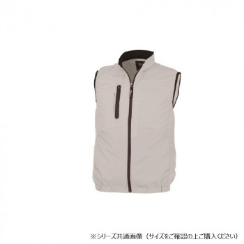 ジーベック(XEBEC) XE98010 空調服ベスト シルバーグレー 3L