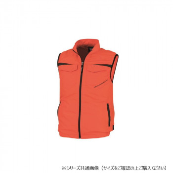 ジーベック(XEBEC) XE98011 空調服ベスト オレンジ LL