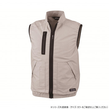 ジーベック(XEBEC) XE98019 空調服綿ベスト シルバーグレー LL