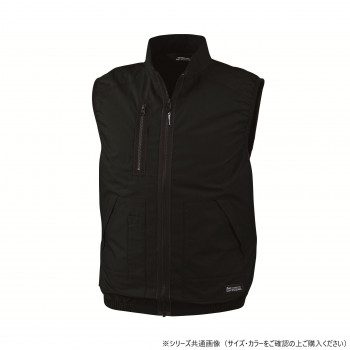ジーベック(XEBEC) XE98019 空調服綿ベスト ストーンブラック 3L