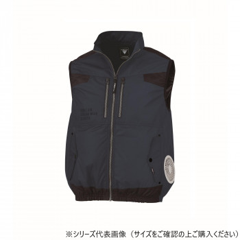ジーベック(XEBEC)  XE98030  空調服遮熱ベスト  ディープネイビー  LL