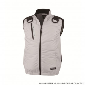 ジーベック(XEBEC)  XE98104  空調服遮熱ハーネスベスト  シルバーグレー  4L