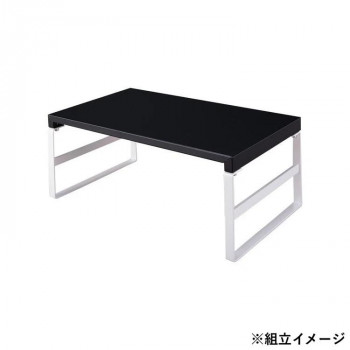 LIHIT LAB.(リヒトラブ) 机上台 幅390mm ハイタイプ 黒 A-7331-24