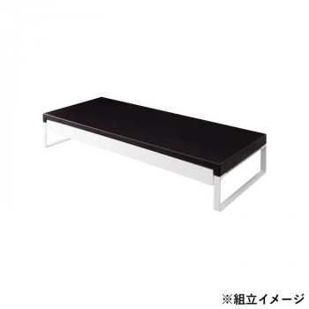 LIHIT LAB.(リヒトラブ) 机上台 幅590mm 引出し付 黒 A-7338-24