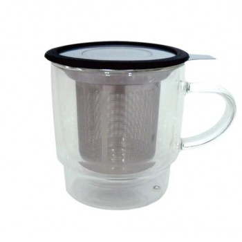 ブリューコーヒー 蓋付珈琲マグ(茶コシ付) 52303