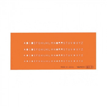 バンコ テンプレート L-細字 B 10062