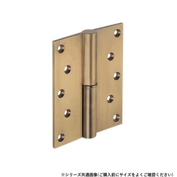 シロクマ 異形二管丁番(左) 102×102 仙徳 BB-102L