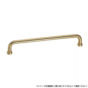 シロクマ 丸棒タオル掛 600mm 純金 BT-5