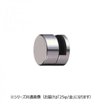 シロクマ ラウンド鏡受 25φ 金 BT-10