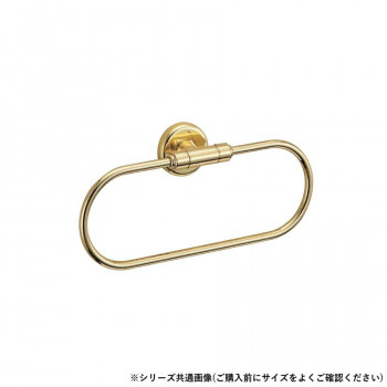 シロクマ ハーブタオルリング 240mm 金 BT-109