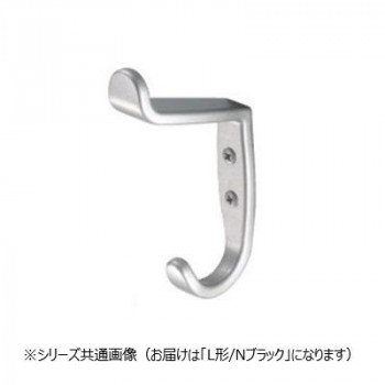 シロクマ ダ・ヴィンチ帽子掛L形 Nブラック CZ-21