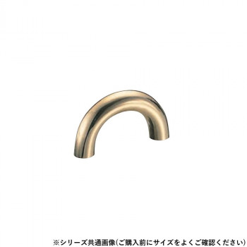 シロクマ 丸棒半月ハンドル 小 金 HB-13