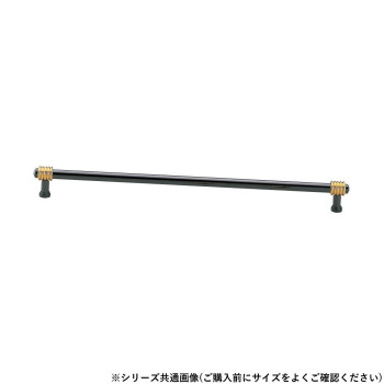 シロクマ フレンチハンドル 200mm 黒NI/純金 HB-78