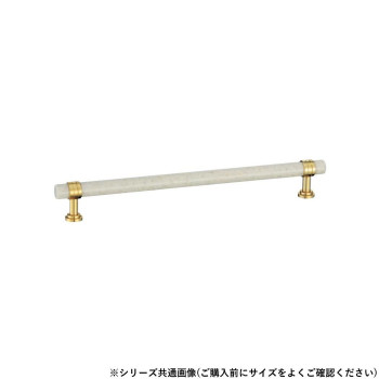 シロクマ ポルカハンドル 100mm ベージュ/純金 HC-18