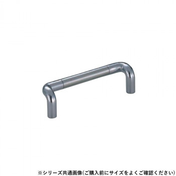 シロクマ アローハンドルL型 90mm 鏡面磨/クローム HC-22