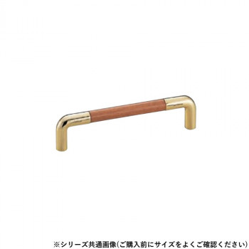 シロクマ 木目アクセスハンドル 120mm Mオーク/純金 HC-24