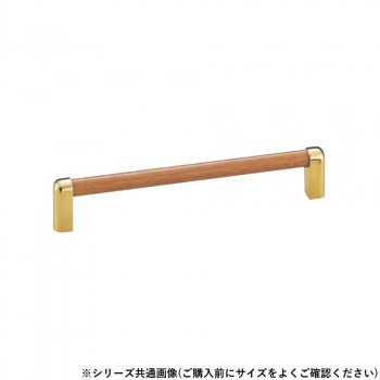 シロクマ 木目ラミーハンドル 120mm Mオーク/純金 HC-31