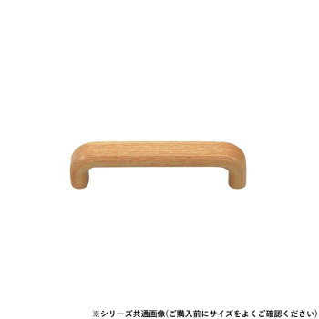 シロクマ 小判ハンドル 小 白木ウッド HW-11