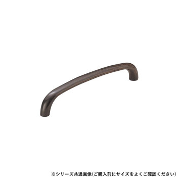 シロクマ ウッドユビキタスハンドル 120mm ダークブラウン HW-16