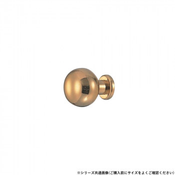 シロクマ アストリアツマミ 25φ 金 KB-52