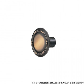 シロクマ アモルツマミ 30φ 黒ニッケルハガシ KB-74